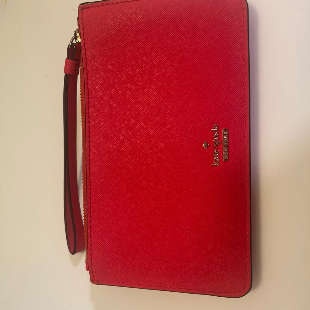 Kate Spade Vibrant Red Clutch